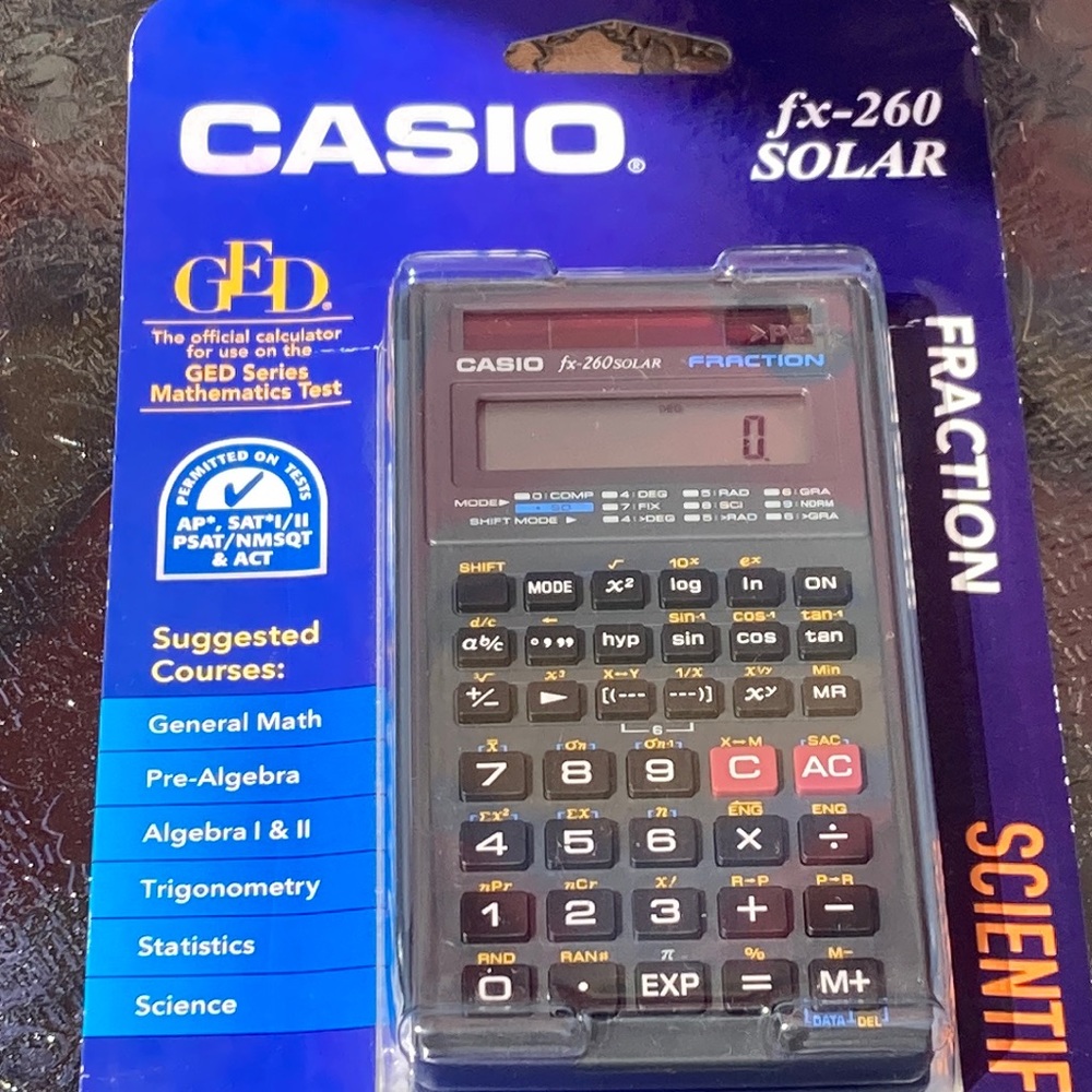 Casio fx Solar Calculator. OS